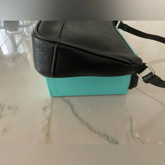 Tignanello Black leather small shoulder purse - Picture 6 of 12